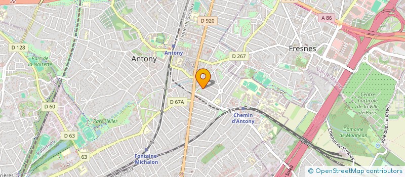 localisation de l'entreprise SCI NANTOLELLA à ANTONY