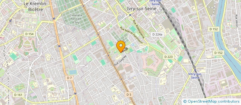 localisation de l'entreprise SCI NANTOUAR à IVRY-SUR-SEINE