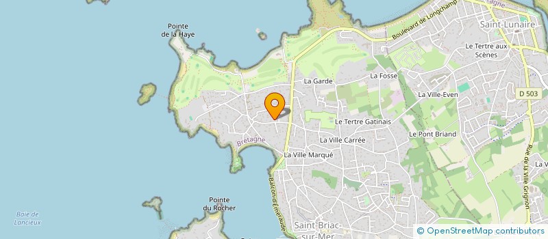 localisation de l'entreprise SCI NANTUCKET  SAINT-BRIAC-SUR-MER