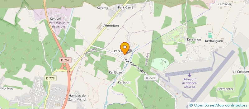 localisation de l'entreprise SCI NANUEL  PLESCOP