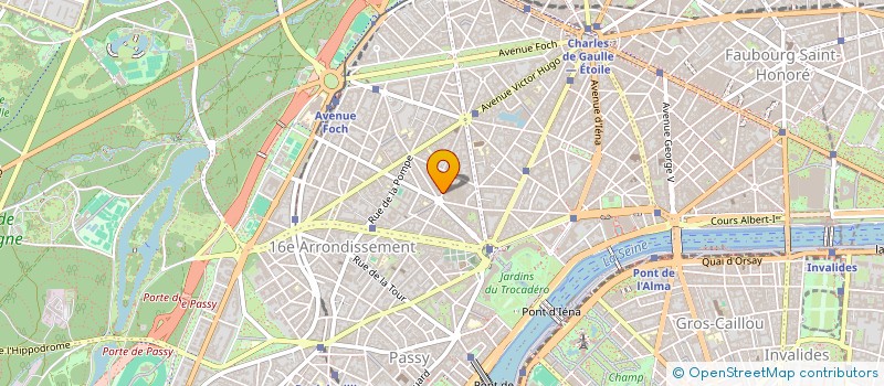 localisation de l'entreprise SCI NAO  PARIS