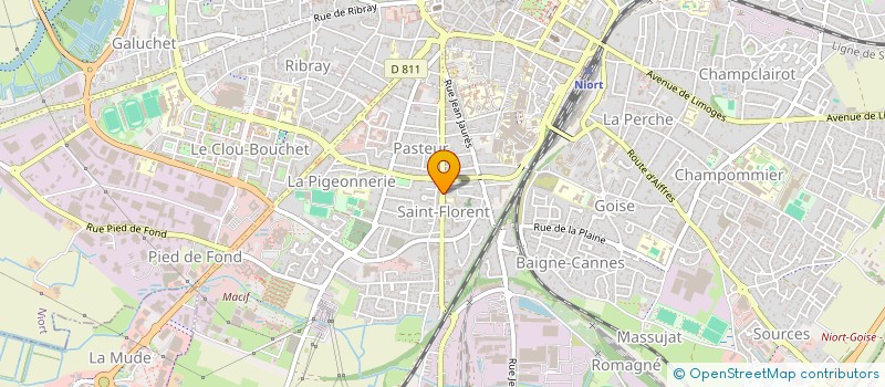 localisation de l'entreprise SCI NAOGO  NIORT