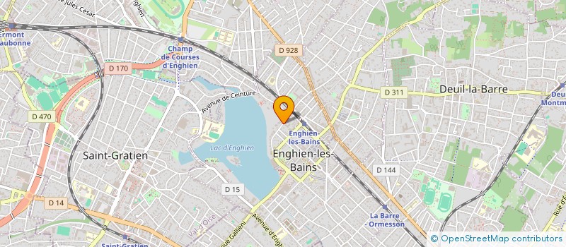 localisation de l'entreprise SCI NAOLICA à ENGHIEN-LES-BAINS