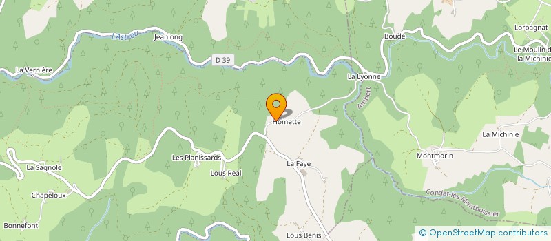 localisation de l'entreprise SCI NAOLICE  BANSAT