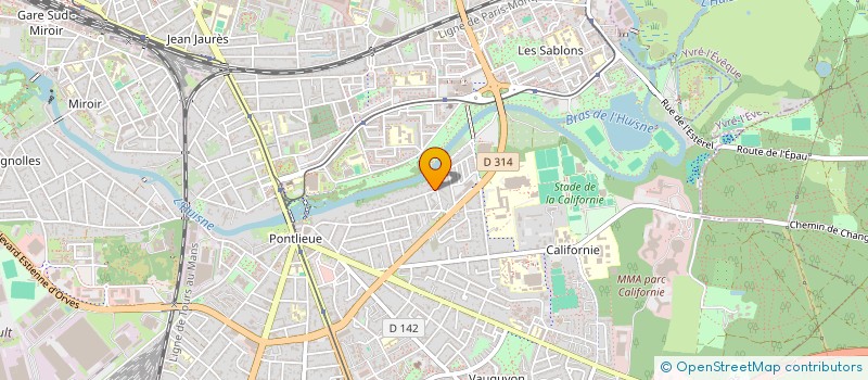 localisation de l'entreprise SCI NAOLOC  LE MANS