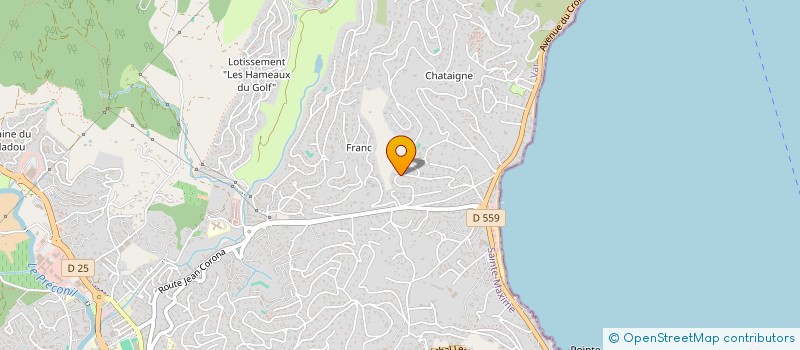 localisation de l'entreprise SCI NAOMIE INVESTISSEMENTS  SAINTE-MAXIME