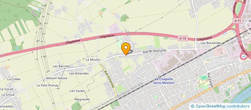localisation de l'entreprise SCI NAPA à LA CHAPELLE-SAINT-MESMIN