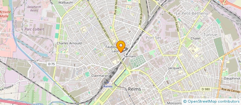 localisation de l'entreprise SCI NAPADO  REIMS