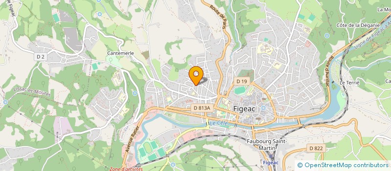 localisation de l'entreprise SCI NAPATA  FIGEAC