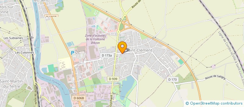 localisation de l'entreprise SCI NAPESOS à SAINT-CLEMENT