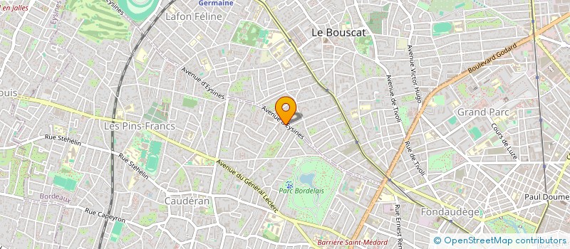 localisation de l'entreprise SCI NAPHI  BORDEAUX