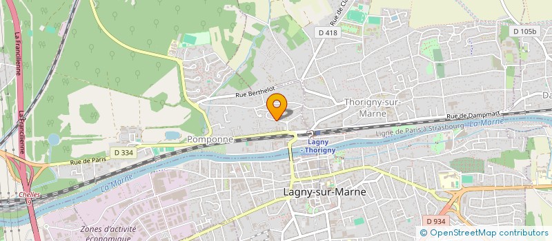 localisation de l'entreprise SCI NAPHISABEL à POMPONNE