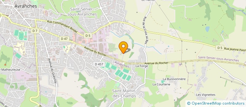 localisation de l'entreprise SCI NAPIJE  SAINT-SENIER-SOUS-AVRANCHES