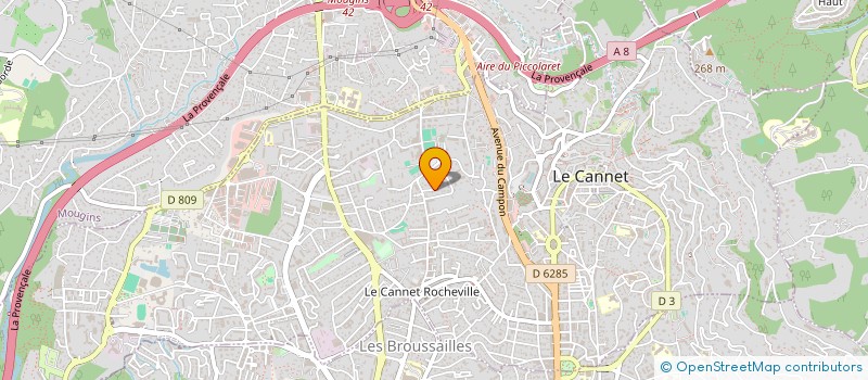 localisation de l'entreprise SCI NAPOLEON à LE CANNET