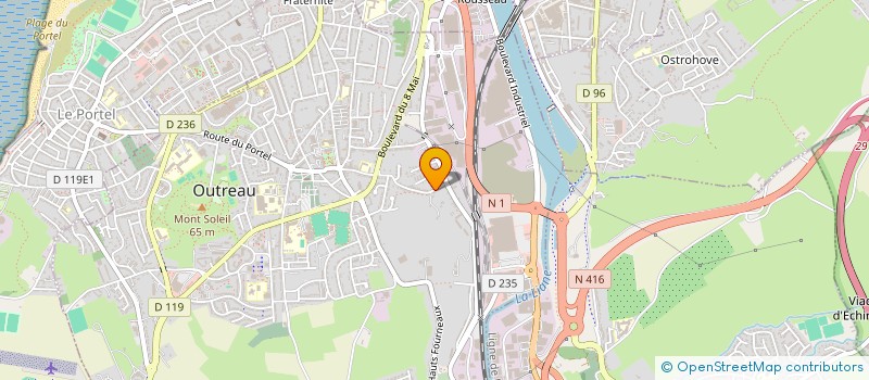 localisation de l'entreprise SCI NAPOLEON  BOULOGNE-SUR-MER