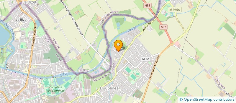 localisation de l'entreprise SCI NAPOLEON  HOUPLINES