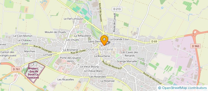 localisation de l'entreprise SCI NAPOLEON  DOUE-EN-ANJOU