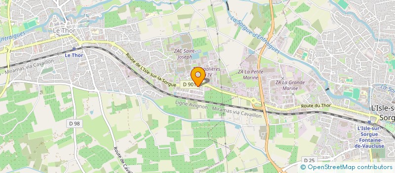 localisation de l'entreprise SCI NAPOLEON  LE THOR