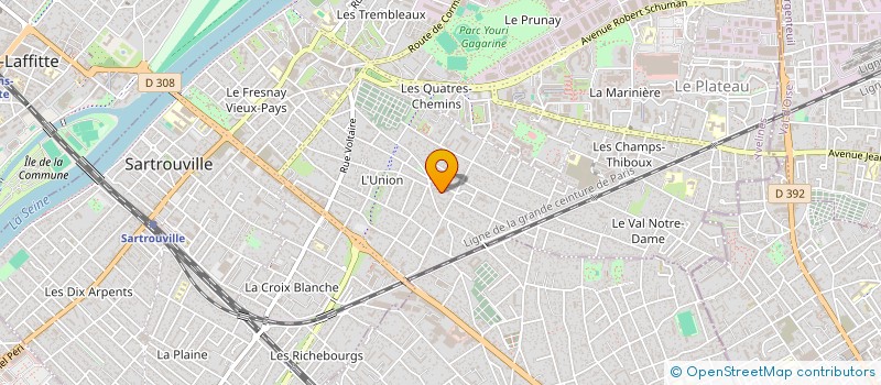 localisation de l'entreprise SCI NAPOLEON  SARTROUVILLE