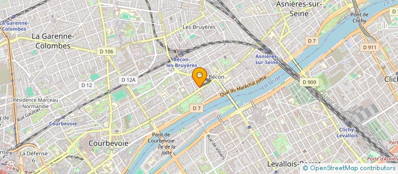 localisation de l'entreprise SCI NAPOLEON à COURBEVOIE