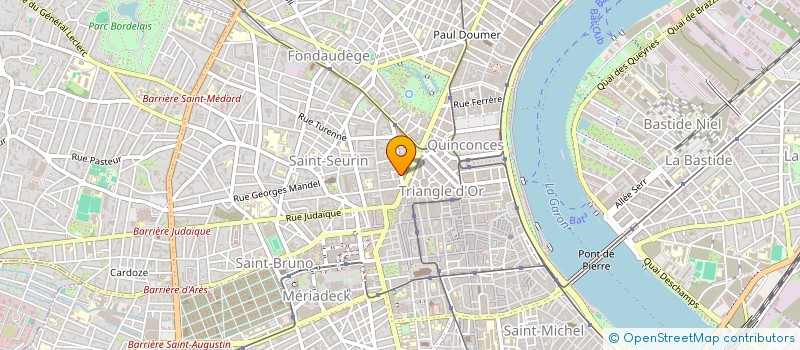 localisation de l'entreprise SCI NAPOLEON III à BORDEAUX