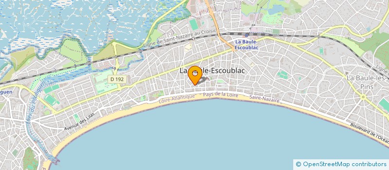 localisation de l'entreprise SCI NAPOLI  LA BAULE-ESCOUBLAC