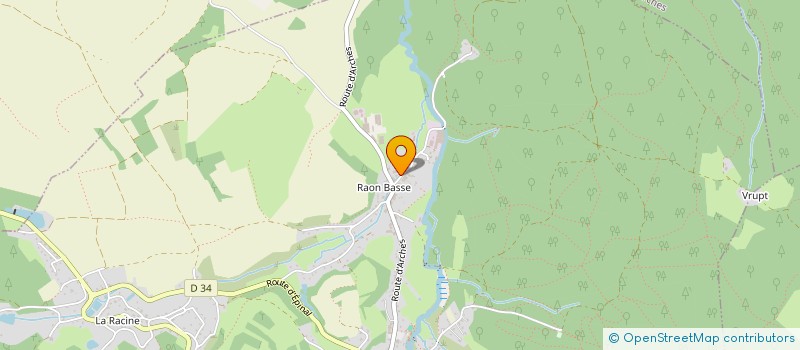 localisation de l'entreprise SCI NAPOLI FRERES  RAON-AUX-BOIS