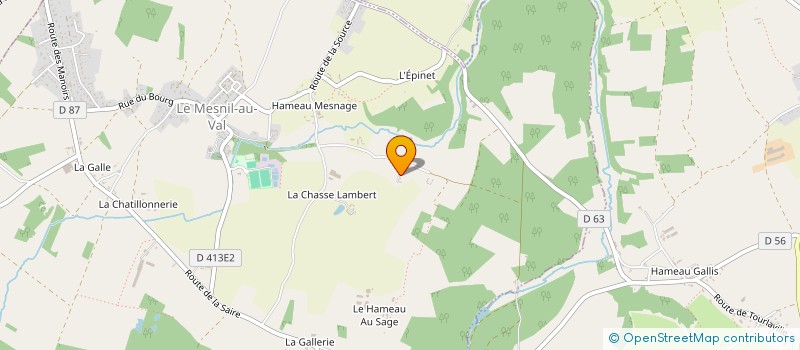 localisation de l'entreprise SCI NAPOU  LE MESNIL-AU-VAL