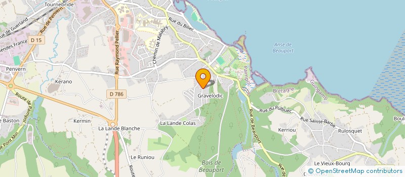 localisation de l'entreprise SCI NAPRYA  PAIMPOL