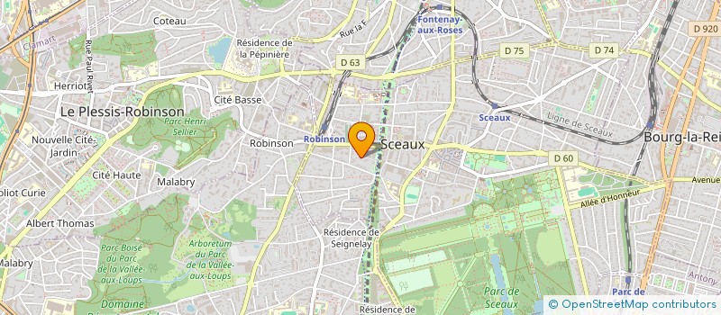 localisation de l'entreprise SCI NAQ ALPHA à SCEAUX