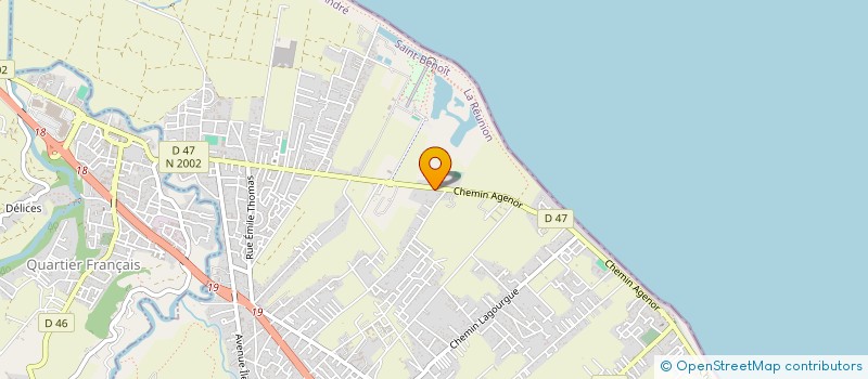 localisation de l'entreprise SCI NARALINGOM RAYMOND  SAINT-ANDRE