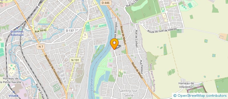 localisation de l'entreprise SCI NARB à SAINTRY-SUR-SEINE