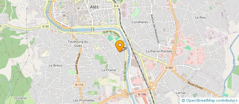 localisation de l'entreprise SCI NARB  ALES