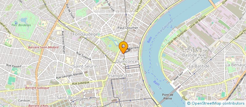 localisation de l'entreprise SCI NARBEY  BORDEAUX