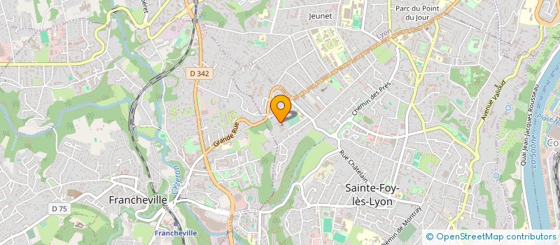 localisation de l'entreprise SCI NARBONNE DE LATTRE DE TASSIGNY  SAINTE-FOY-LES-LYON