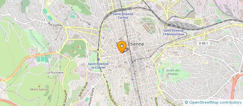 localisation de l'entreprise SCI NARBONNE VALMY à SAINT-ETIENNE