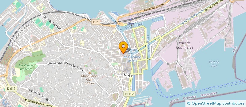 localisation de l'entreprise SCI NARCISSE  SETE