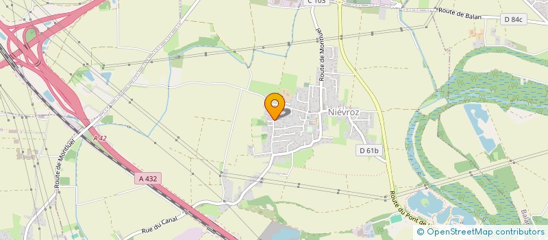 localisation de l'entreprise SCI NARCISSE  NIEVROZ