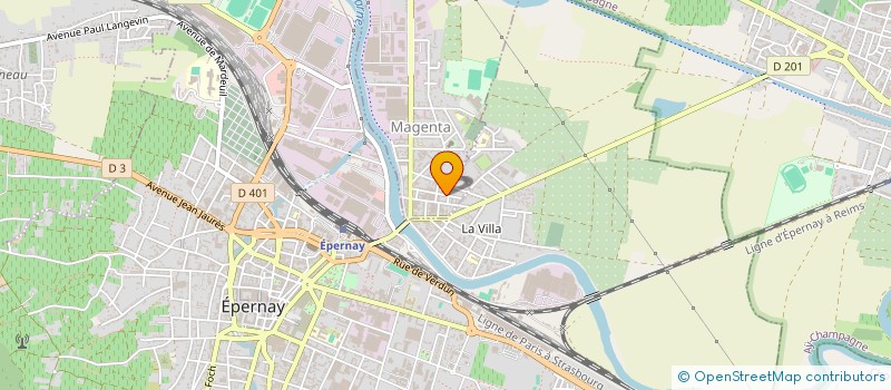 localisation de l'entreprise SCI NARCY-PINTO  MAGENTA