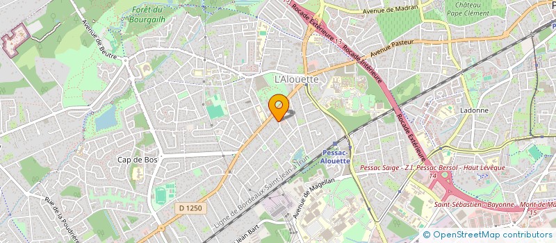 localisation de l'entreprise SCI NARDARI  PESSAC