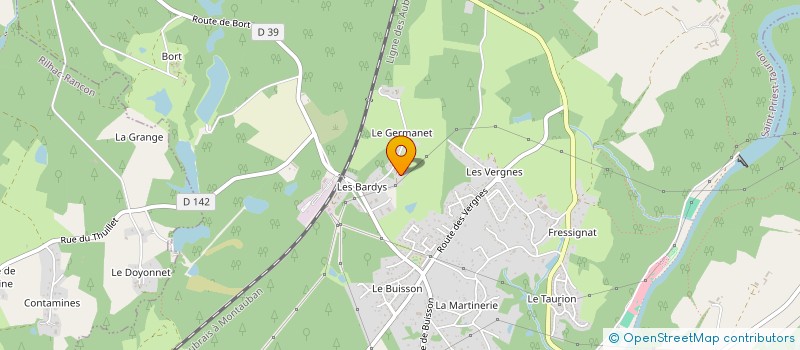 localisation de l'entreprise SCI NARDOU  SAINT-PRIEST-TAURION