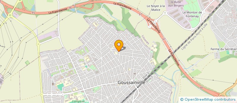 localisation de l'entreprise SCI NARGALES à GOUSSAINVILLE