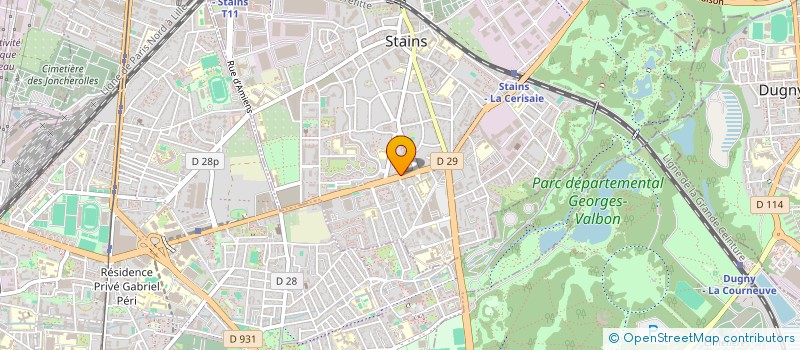 localisation de l'entreprise SCI NARJIS à STAINS