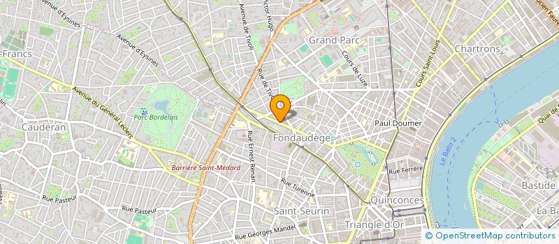 localisation de l'entreprise SCI  NAROJAKA  BORDEAUX