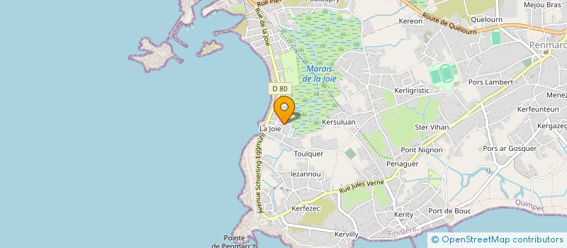 localisation de l'entreprise SCI NARSICO  PENMARCH