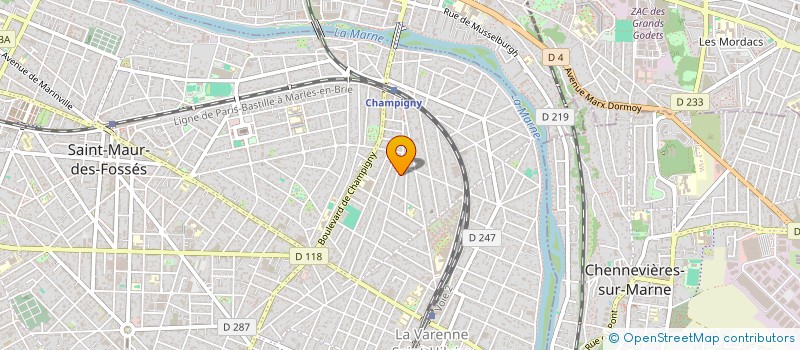 localisation de l'entreprise SCI NARULLE à SAINT-MAUR-DES-FOSSES