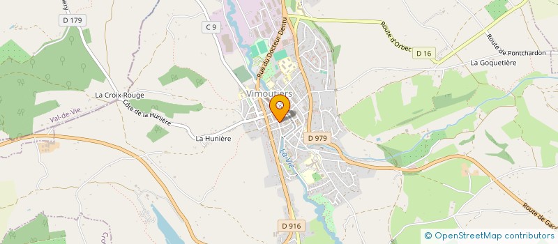 localisation de l'entreprise SCI NARUTO à VIMOUTIERS