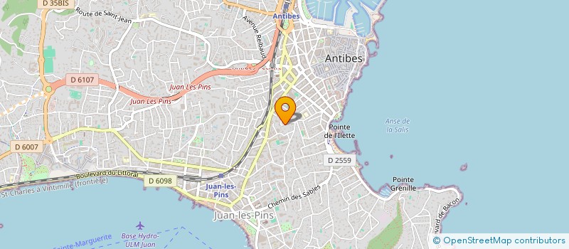 localisation de l'entreprise SCI NARVAL à ANTIBES