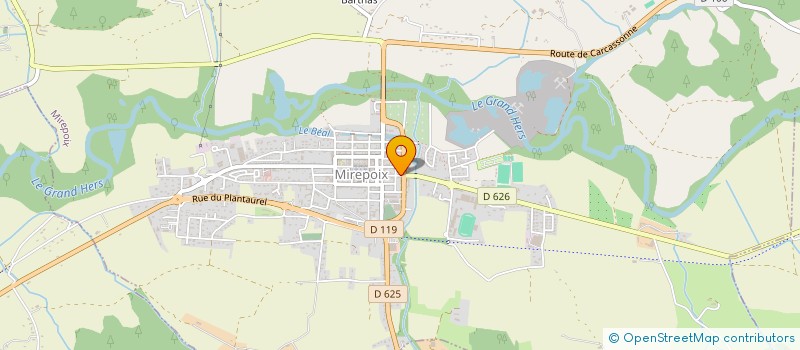 localisation de l'entreprise SCI NARVAL à MIREPOIX
