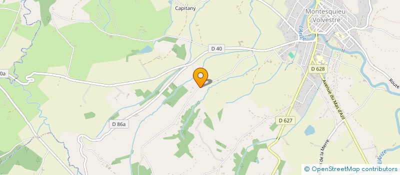 localisation de l'entreprise SCI NARVAL  CASTAGNAC